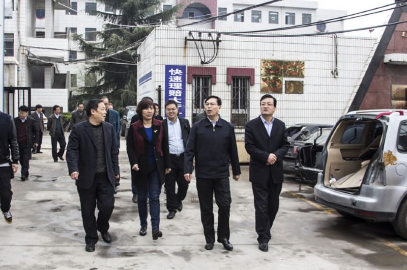 咸阳市副市长孙亚政视察